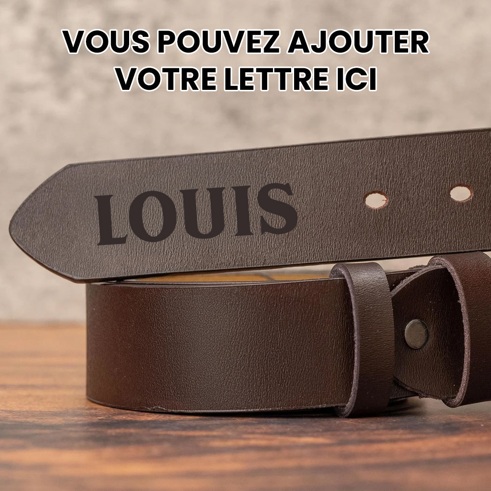 Ceinture À Message Secret Pour Homme - Famille - À Mon Petit Ami - Je T'aime Énormément - Frgar12001