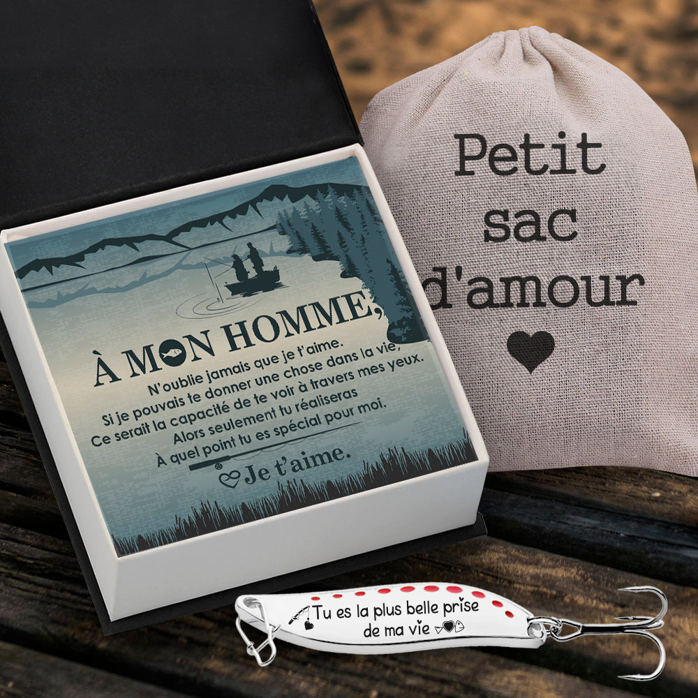 Personnalisé  Leurre Cuillère De Pêche - Pêche - À Mon Homme - Je T’aime - Frgfaa26005