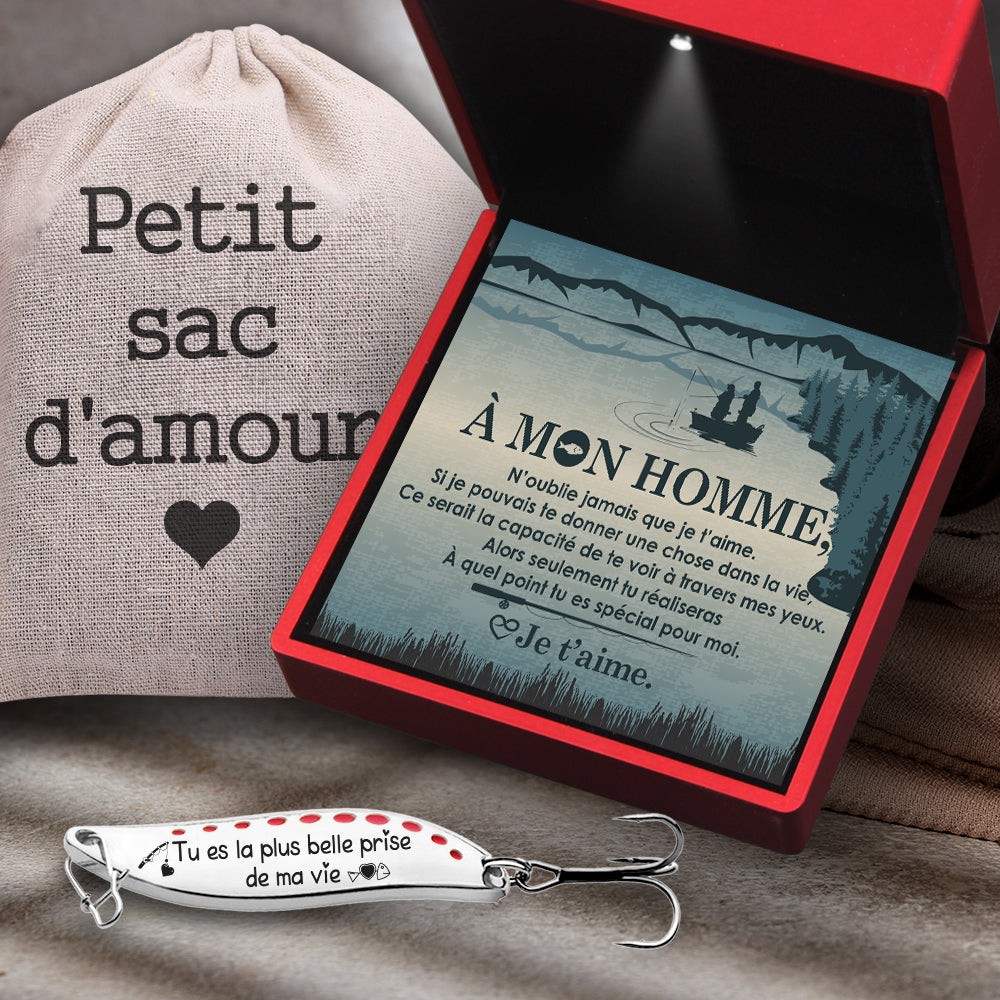 Personnalisé  Leurre Cuillère De Pêche - Pêche - À Mon Homme - Je T’aime - Frgfaa26005