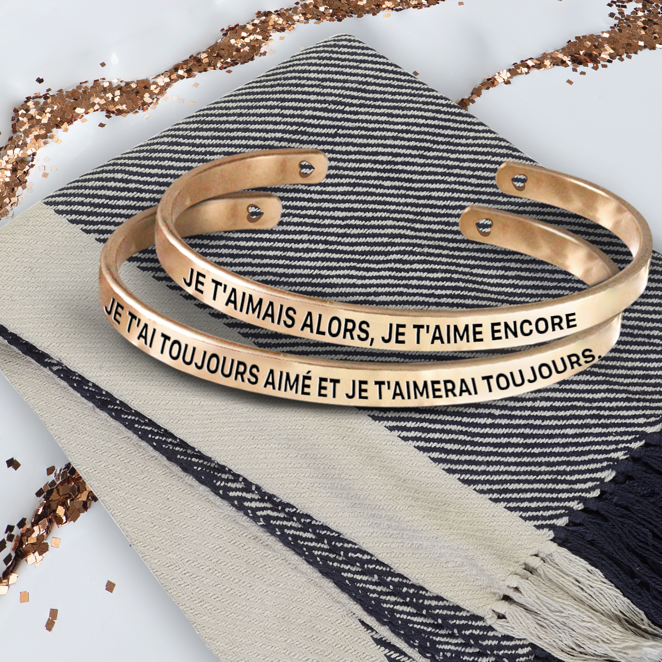 Bracelet De Couple - Famille - À Mon Homme Génial - Je T'avais Et Tu M'avais - Frgbt26005