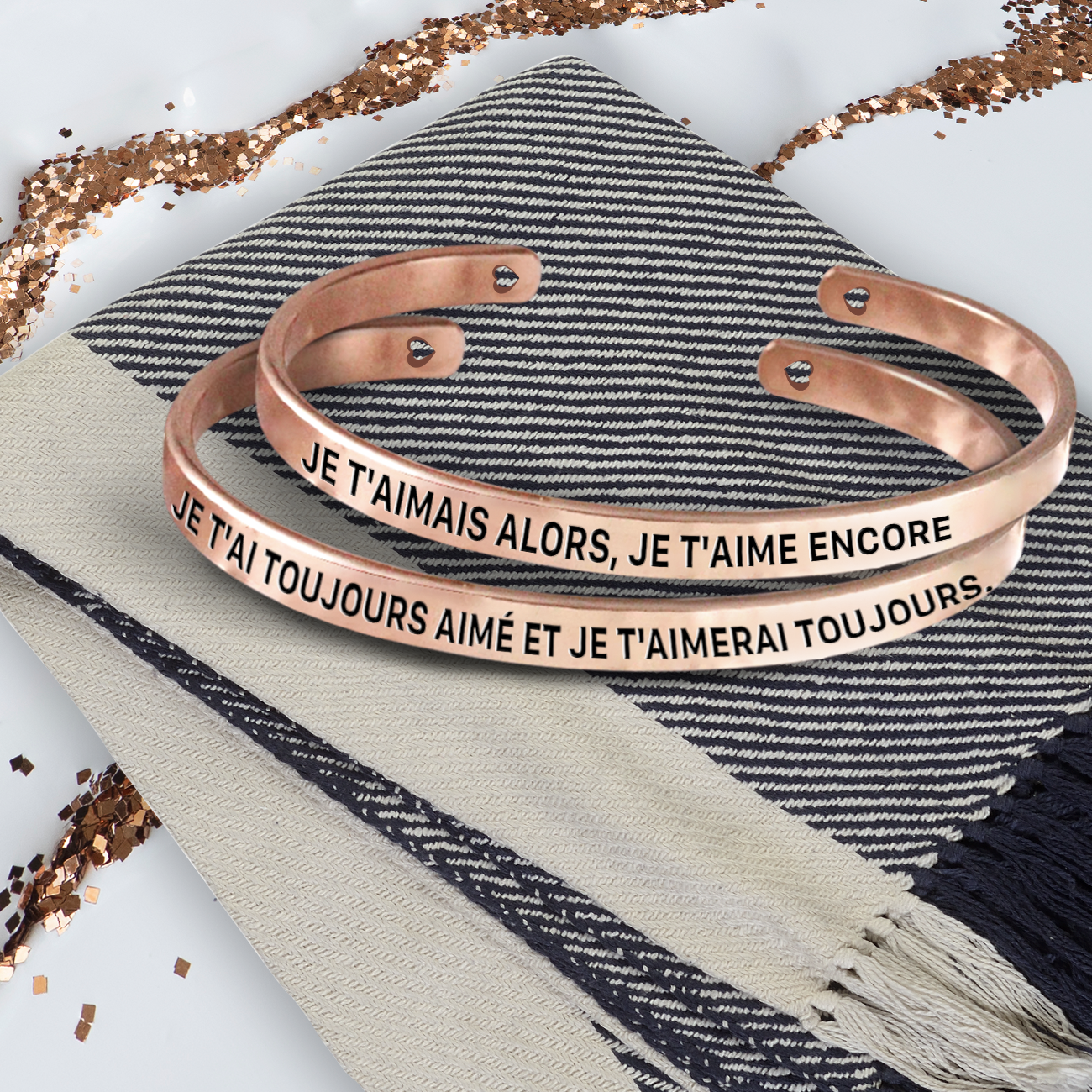 Bracelet De Couple - Famille - À Mon Homme Génial - Je T'avais Et Tu M'avais - Frgbt26005