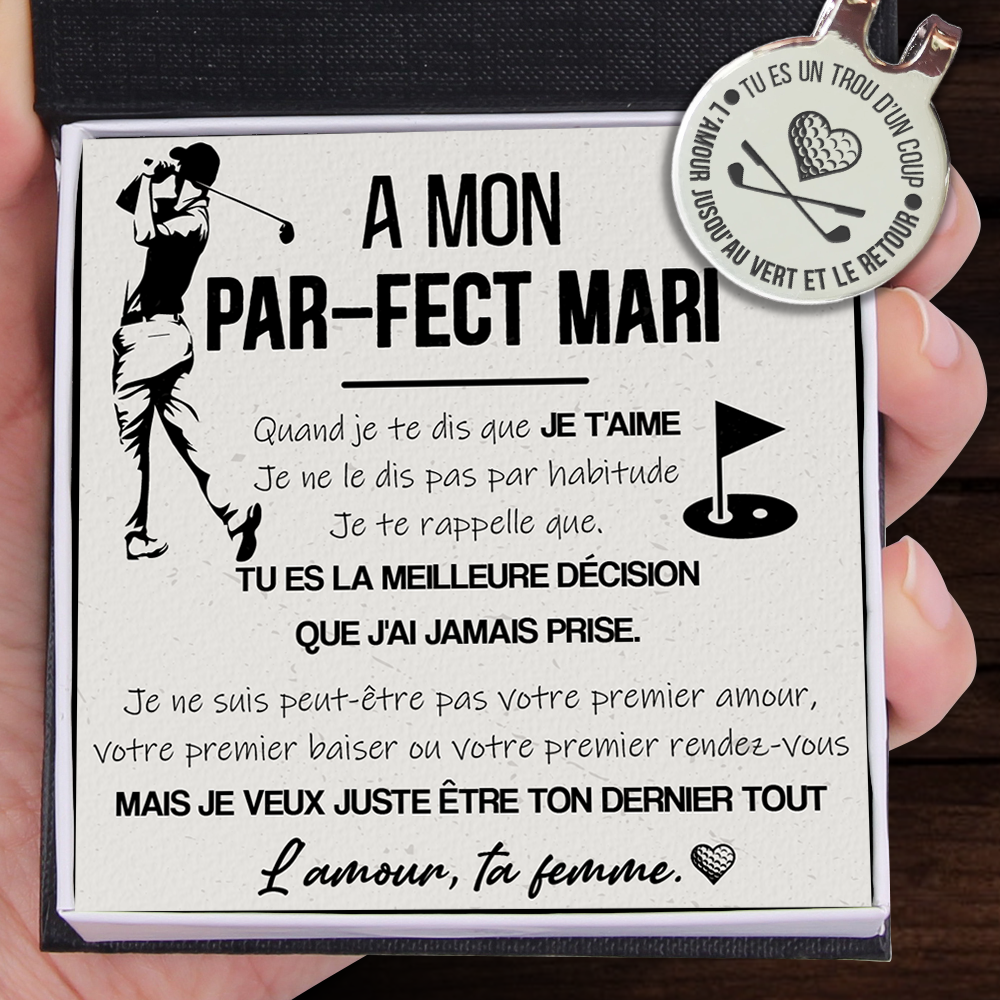 Marqueur De Golf - Golf - A Mon Par-fect Mari - Je Veux Juste Être Votre Dernier Tout - Frgata14001