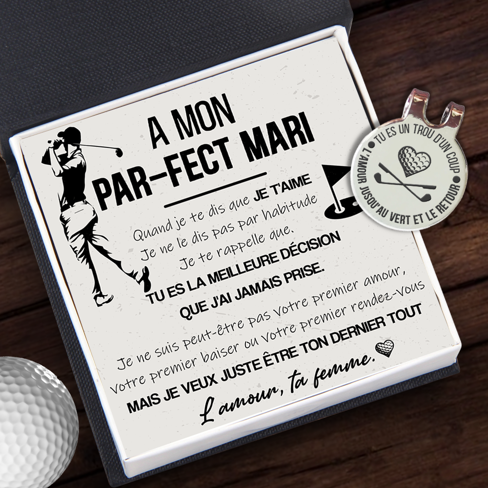 Marqueur De Golf - Golf - A Mon Par-fect Mari - Je Veux Juste Être Votre Dernier Tout - Frgata14001