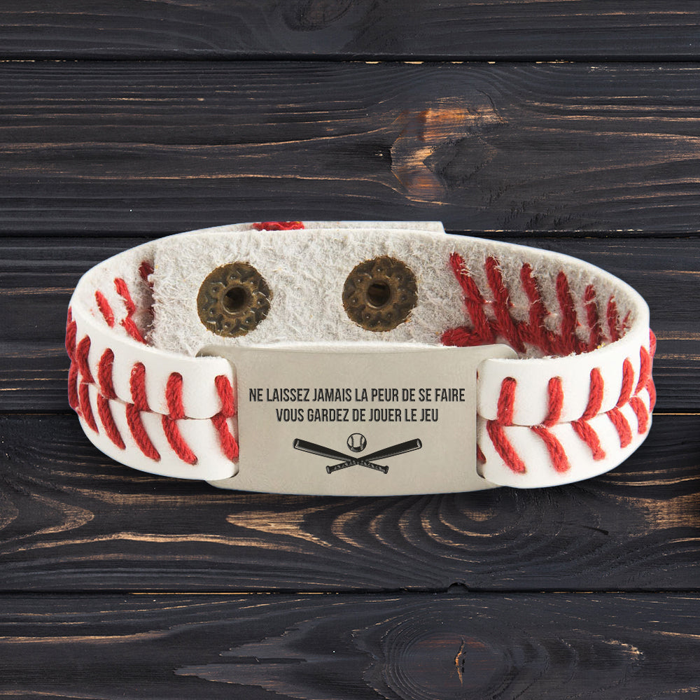 Bracelet De Baseball - Baseball - Pour Mon Fils - De Papa - Je Serai Toujours Ton Fan Numéro 1 - Frgbzj16001