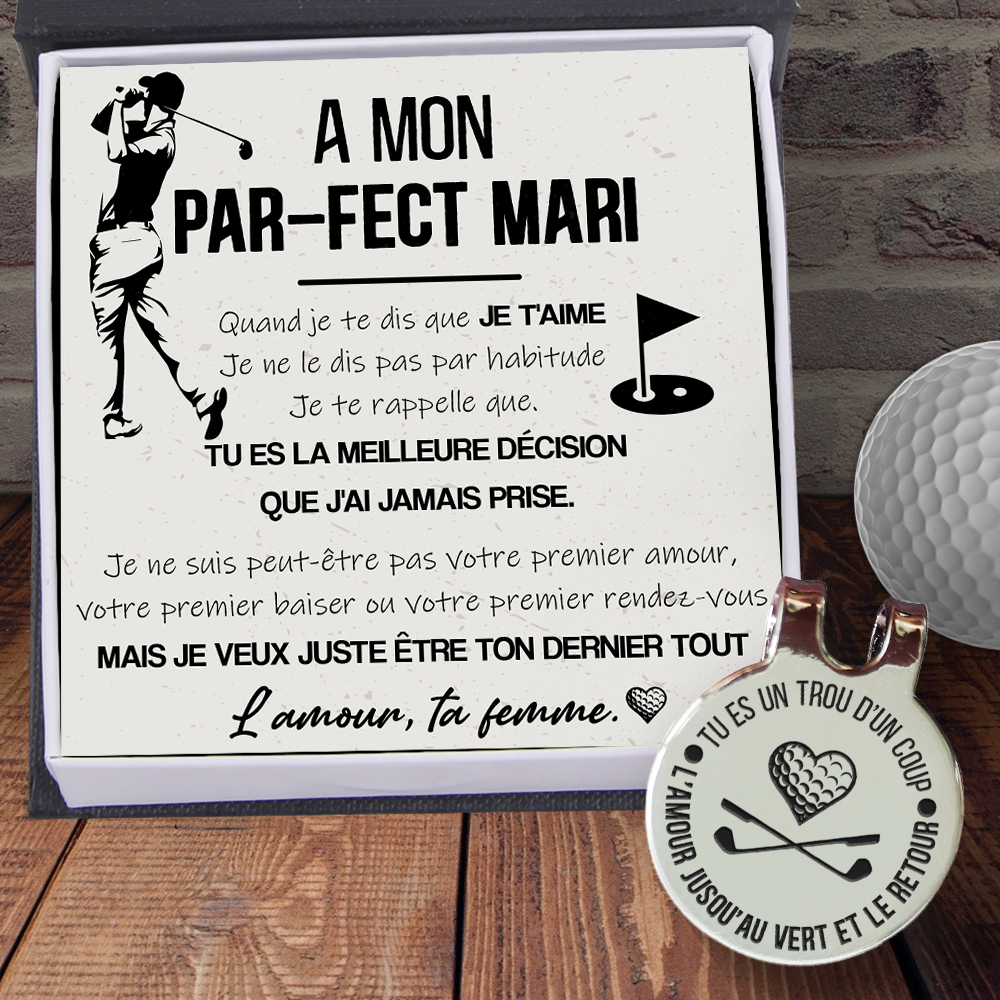 Marqueur De Golf - Golf - A Mon Par-fect Mari - Je Veux Juste Être Votre Dernier Tout - Frgata14001