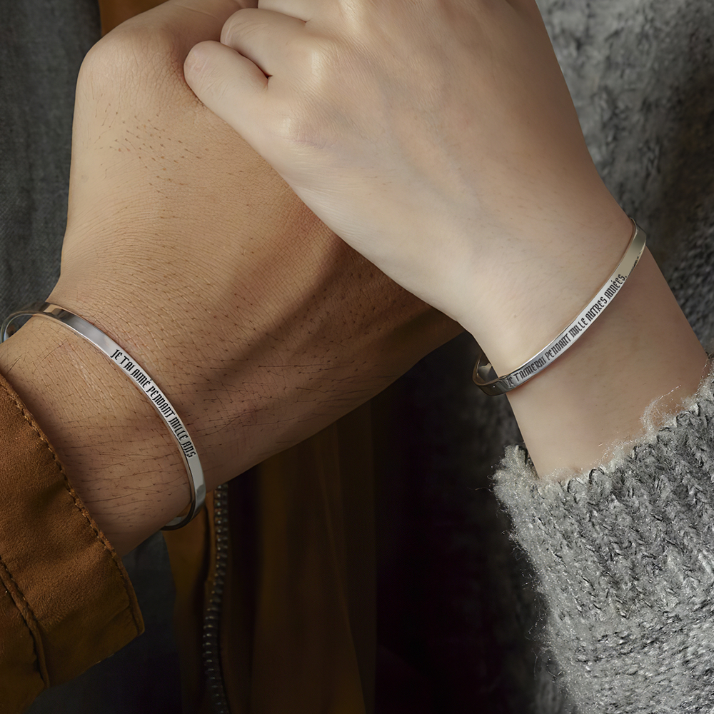 Bracelet De Couple - Famille - À Mon Homme - L'amour, Votre Seul Et Unique - Frgbt26004