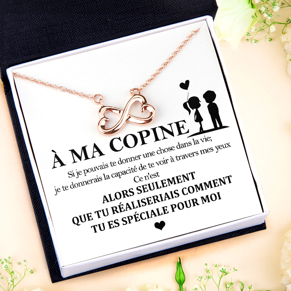 Collier Coeur À L'infini - Famille - À Ma Copine - Tu Es Spéciale Pour Moi - Frgna13003