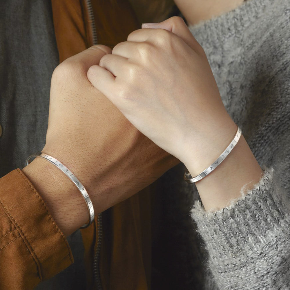 Bracelet Viking Pour Couple - Mon Super Viking - Tu Es Le Monstre Dont J'avais Besoin - Frgbt26001