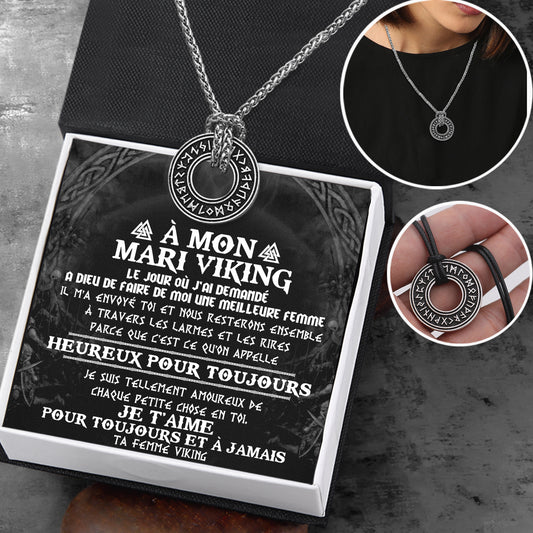 Collier De Runes viking - Viking - À Mon Mari Viking - Je Suis Tellement Amoureux De Chaque Petite Chose En Toi - Frgndy14002